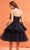 J'Adore Dresses J22073 - Pleated and Tiered Strapless Dress Cocktail Dresses