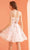 J'Adore Dresses J22092 - V Neck Fit and Flare Short Dress Prom Dresses