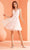 J'Adore Dresses J22092 - V Neck Fit and Flare Short Dress Prom Dresses