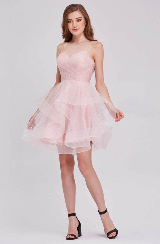 J'Adore Dresses - Sweetheart Tulle Cocktail Dress J16078