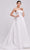 J'Adore - J16008 Strapless Mikado Gown with Oversized Bow Evening Dresses 2 / Ivory