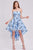 J'Adore - J16072 Strapless High Low Dress Prom Dresses 2 / Blue