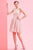J'Adore - J16080 Deep V-neck Sparkle Chiffon A-line Dress Homecoming Dresses 2 / Pink