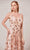 J'Adore - J18013 Plunging V Neck Long A-Line Dress Special Occasion Dress