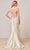 J'Adore - J18047 Bead-Trimmed High Slit Mermaid Gown Special Occasion Dress