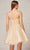 J'Adore - J18089 Glitter Tulle V Neck Dress Special Occasion Dress