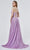 J'Adore - J19001 Glitter-Embellished Slit A-line Gown Special Occasion Dress