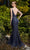 J'Adore - J19011 Glittered Sheath V Back Dress Evening Dresses
