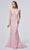 J'Adore - J19013 Floral Embroidered Sheath Dress Evening Dresses 2 / Cameo