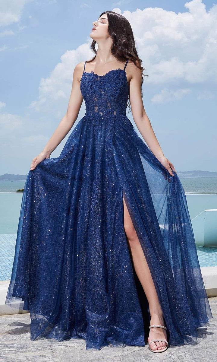 J'Adore Dresses - J20006 Lace Applique Corset Gown – Couture Candy