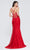 J'Adore - J20016 Scoop Ruched Mermaid Gown Special Occasion Dress