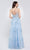 J'Adore - J20018 Scoop Tulle A-line Sheer Gown Special Occasion Dress