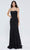J'Adore - J20021 Embroidered Sweetheart Fitted Dress Special Occasion Dress 2 / Black