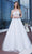 J'Adore - J20022 Applique One Shoulder Gown Special Occasion Dress 2 / Ivory