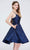 J'Adore - J20081 Jacquard Homecoming Short Dress Special Occasion Dress