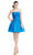 J'Adore - J5081 Strapless Ruched Bodice Fit and Flare Tulle Dress Cocktail Dresses