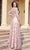 J'Adore - JM009 Floral Long Sleeves A-Line Dress Mother of the Bride Dresses