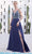 J'Adore - JM103 V-Neck Crystal Beaded Bodice Chiffon A-Line Gown Special Occasion Dress