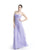 Jadore - J5082 Strapless Knot Accented Empire Long Gown Special Occasion Dress 2 / Lilac