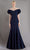 Janique - 1943 Ruffled Off Shoulder Sweetheart Neck Mermaid Gown Mother of the Bride Dresses