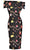 Janique - 2044 Floral Embroidered Off-Shoulder Dress Party Dresses