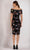 Janique - 2044 Floral Embroidered Off-Shoulder Dress Party Dresses