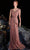 Janique 210622 - Cap Sleeve V-neck Evening Dress Special Occasion Dress