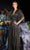 Janique 210722 - Quarter Length-Sleeve Plunging V-neck Evening Dress Special Occasion Dress