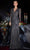 Janique 210822 - Long Sleeve V-neck Evening Dress Special Occasion Dress 4 / Silver