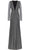 Janique 210922 - Long Sleeve Plunging V-neck Evening Dress Special Occasion Dress