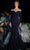Janique 2157 - Off-shoulder Sweetheart Neck Evening Gown Special Occasion Dress 4 / Navy