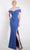 Janique 23004 - Pleated Sweetheart Evening Gown Special Occasion Dress 2 / Ocean