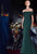 Janique - 2933 Off Shoulder Glitter Mermaid Gown Special Occasion Dress 0 / Emerald