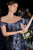 Janique - 62125 Metallic Ombre Trumpet Gown Evening Dresses