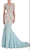 Janique - Lace and Tulle Floral Applique Mermaid Gown 1514 CCSALE