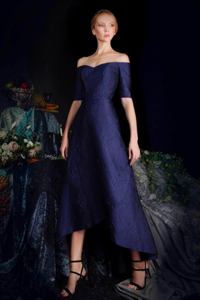 navy blue dress for baby girl Pretty High Low Burgundy Long Prom Dresses, Wine Red High Low Formal D –  DSProm main image 1