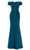 Janique - Off-Shoulder Wrap Style Trumpet Gown 16214 - 1 pc Teal In Size 14 Available CCSALE 14 / Teal