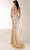 Jasz Couture - 6204 Illusion Embellished Sheath Gown Special Occasion Dress