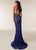 Jasz Couture - 6211 Beaded Lace Halter Sheath Dress Special Occasion Dress