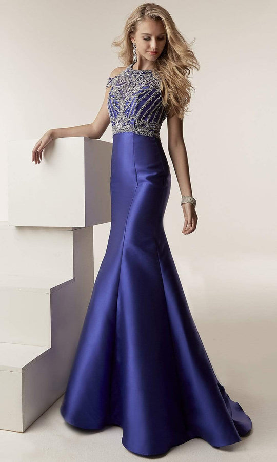 Jasz Couture - 6212 Intricate Embellished Bodice Cutout Gown