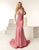 Jasz Couture - 6222 Sleeveless Plunging V-Neck Mermaid Gown Special Occasion Dress 0 / Fuchsia