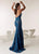 Jasz Couture - 6285 Beaded Halter V-neck Sheath Dress Special Occasion Dress