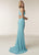 Jasz Couture - 6291 Fitted Halter Gown with Slit Special Occasion Dress