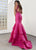 Jasz Couture - 6293 Two Piece Floral Ruffled Mermaid Gown Special Occasion Dress