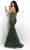 Jasz Couture - 7306 Embellished Sleeveless V-Neck Trumpet Dress Special Occasion Dress