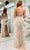 Jasz Couture 7402 - Feathered Skirt Prom Gown Special Occasion Dress
