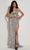 Jasz Couture 7413 - Cut Glass Embellished Sleeveless Prom Dress Special Occasion Dress 000 / Silver
