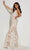 Jasz Couture 7439 - Sleeveless 3D Floral Embellished Dress Special Occasion Dress 000 / Nude/White
