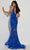 Jasz Couture 7440 - V-Neck Lace Prom Gown Special Occasion Dress