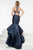 Jasz Couture - Beaded Halter Mermaid Evening Gown 5934 Special Occasion Dress